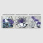 Wallity DRPRC60 Conjunto de 3 Pinturas Decorativas en Lienzo Multicolor